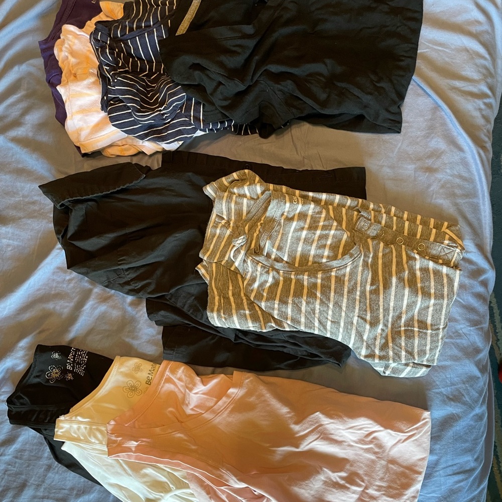 Lot of small to medium maternity tops